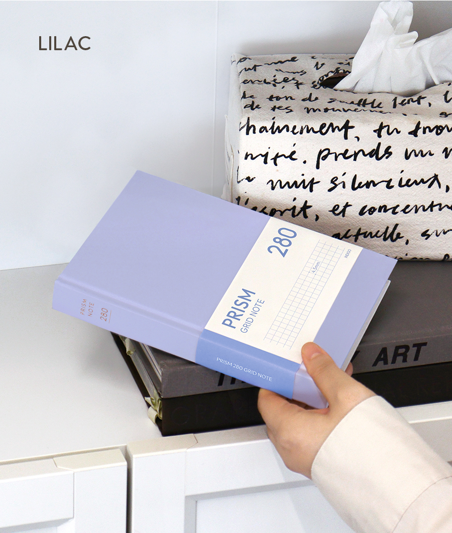 Prism 280 Grid Notebook- Lilac