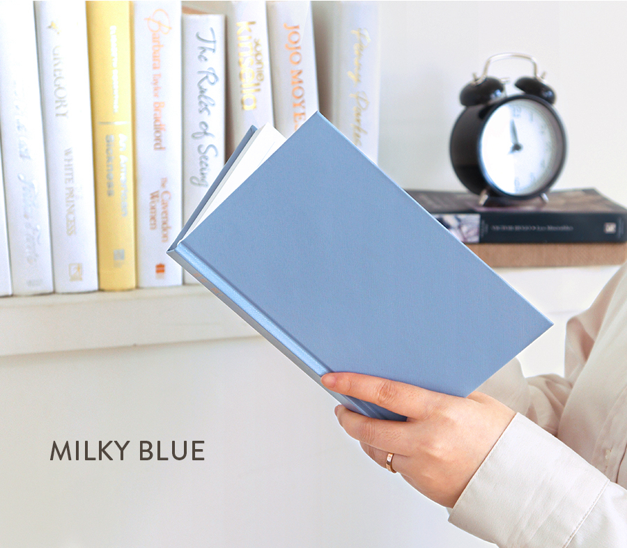 Prism 280 Grid Notebook- Milky Blue