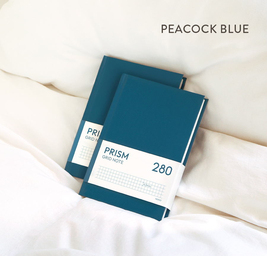 Prism 280 Grid Notebook- Peacock Blue
