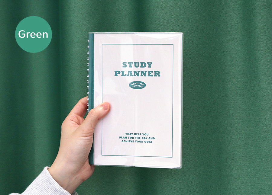 Basic study planner (cover) - Green