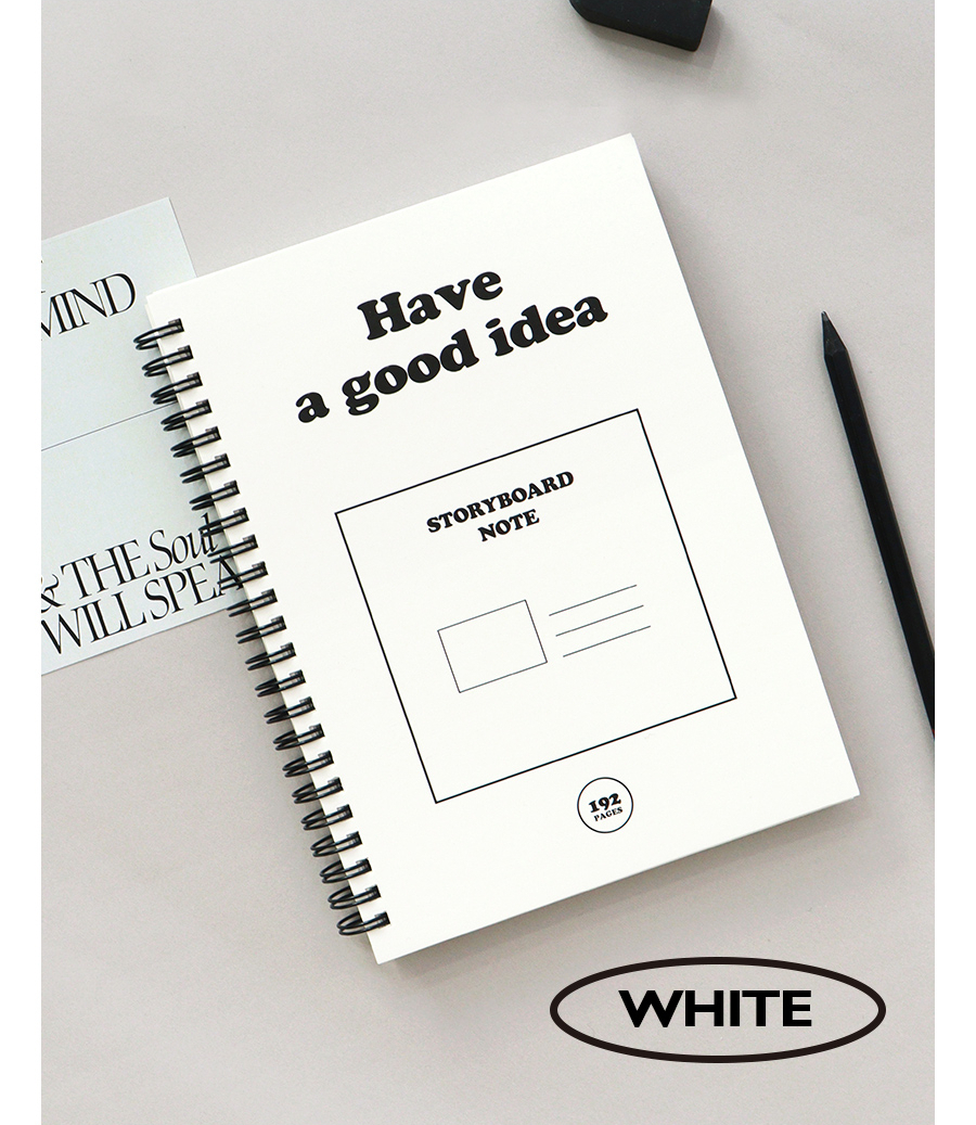 Basic A5 Storyboard Note - White
