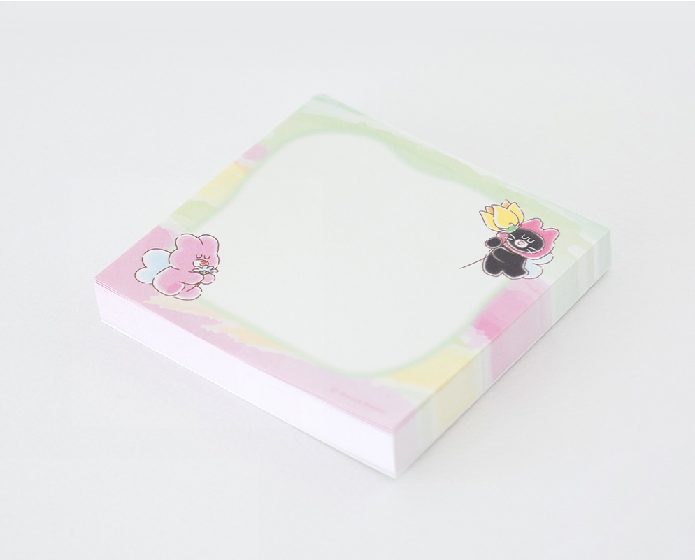 BRUNCH BROTHER Memo Pad-Flower More happy