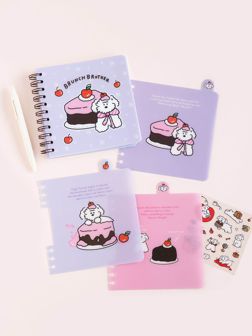 BRUNCH BROTHER Index Note ver.2-Cake Gurumi