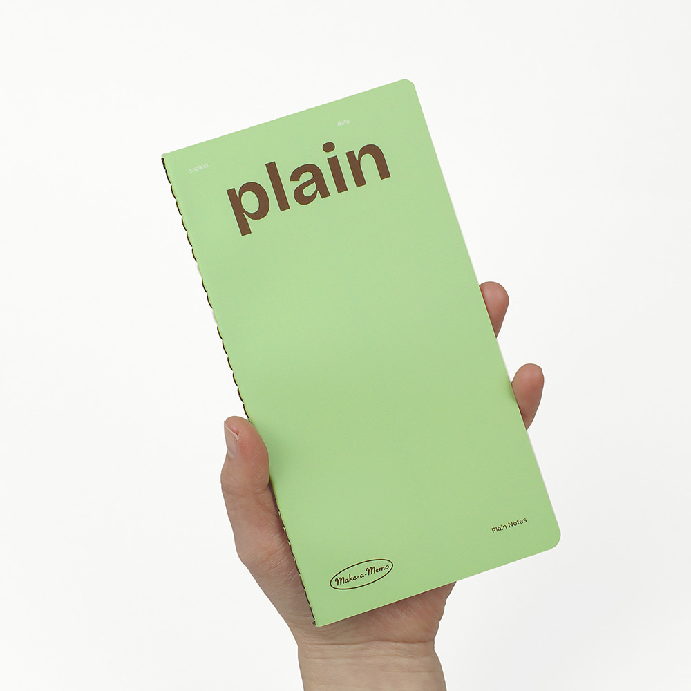 Make a Memo Leaf Note - Plain - 02 Green tea
