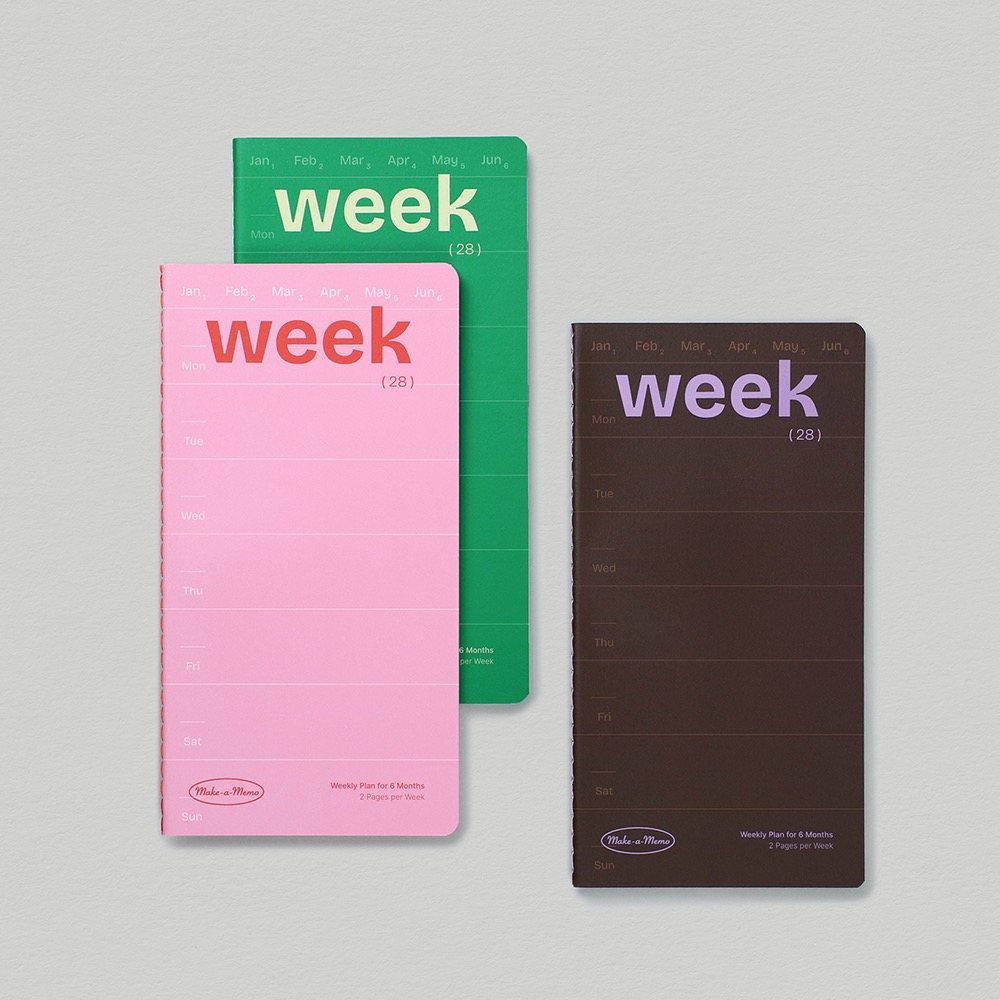Make a Memo Leaf Note - Week - 01 Pink