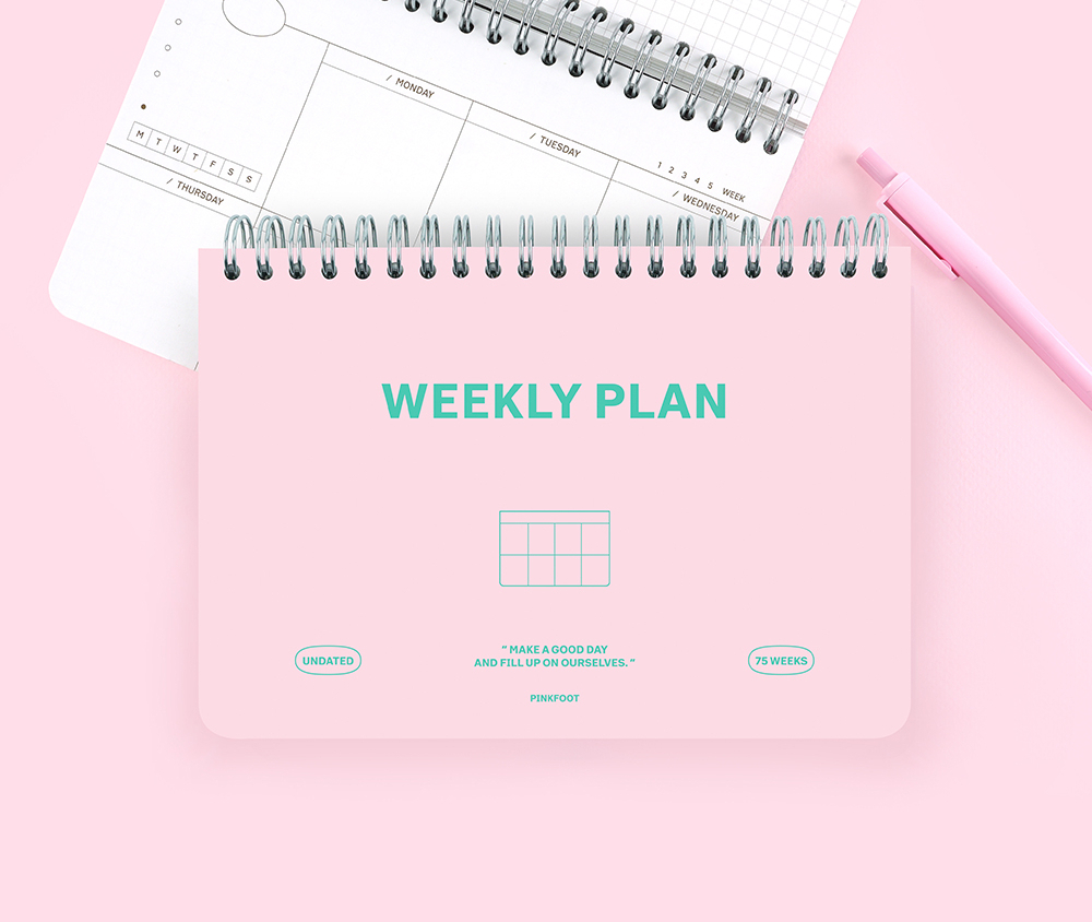 Standard Weekly Planner- Pink