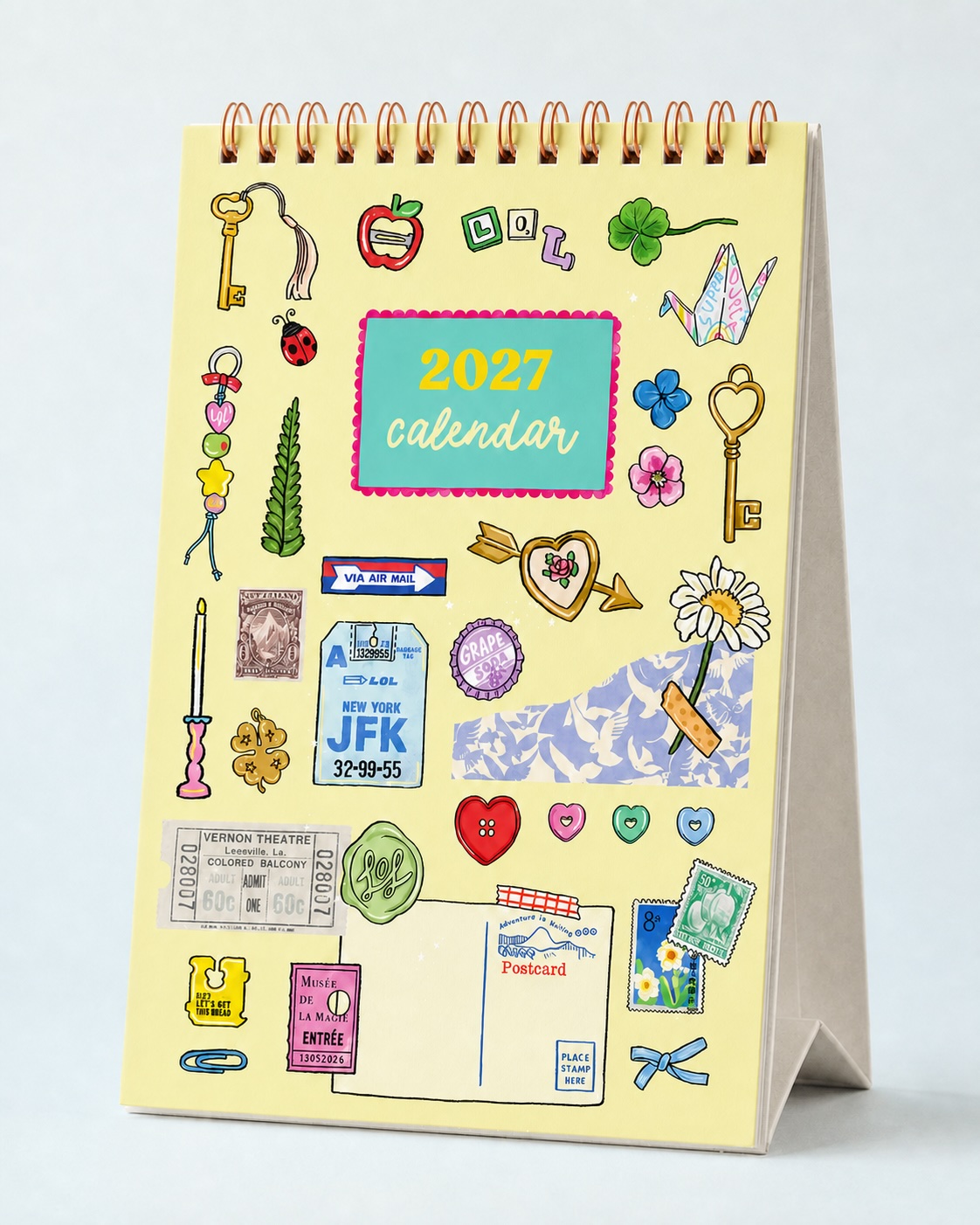 2027 The Journal Club Desk Calendar-01 Trinkets