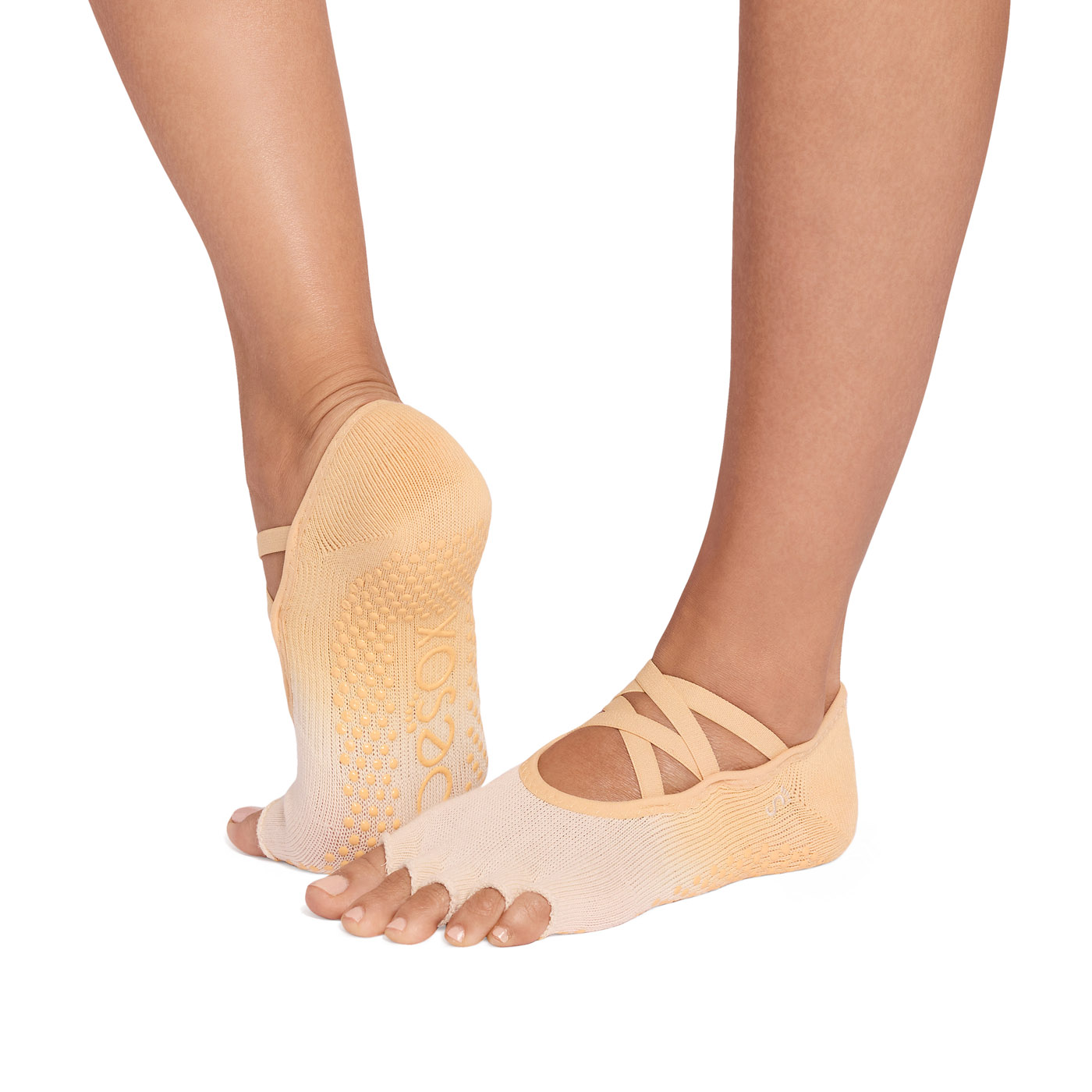 ToeSox ถุงเท้ากันลื่นแยกนิ้ว รุ่น Elle เปิดนิ้วเท้า