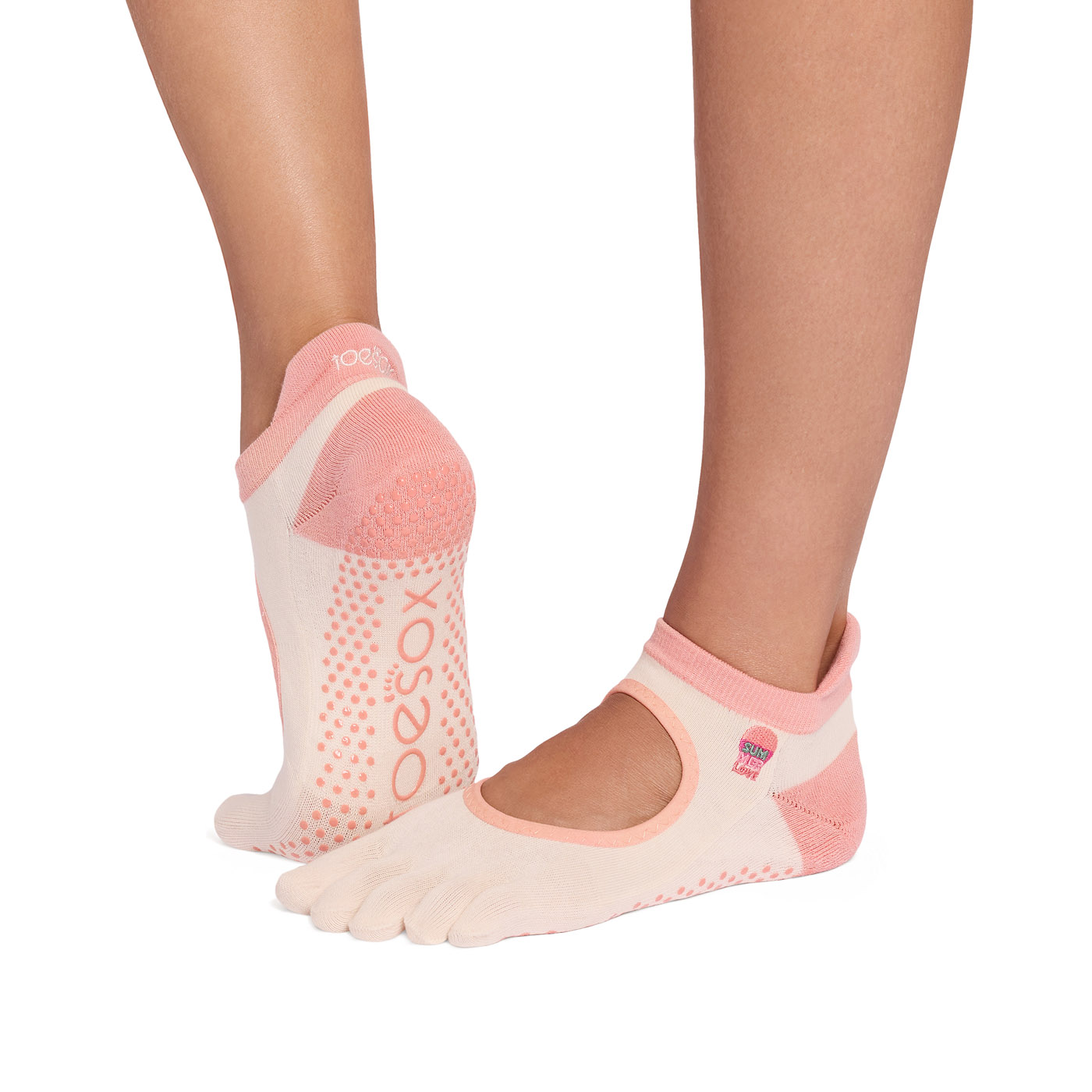 ToeSox ถุงเท้ากันลื่นแยกนิ้ว รุ่น Bellarina ปิดนิ้วเท้า