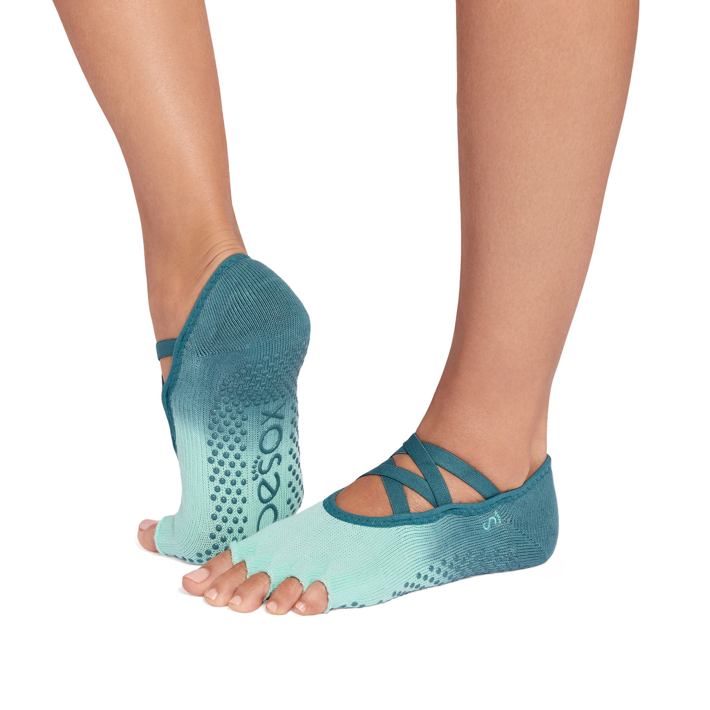 ToeSox ถุงเท้ากันลื่นแยกนิ้ว รุ่น Elle เปิดนิ้วเท้า