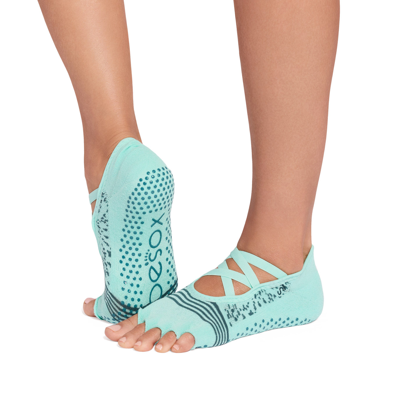 ToeSox ถุงเท้ากันลื่นแยกนิ้ว รุ่น Elle เปิดนิ้วเท้า