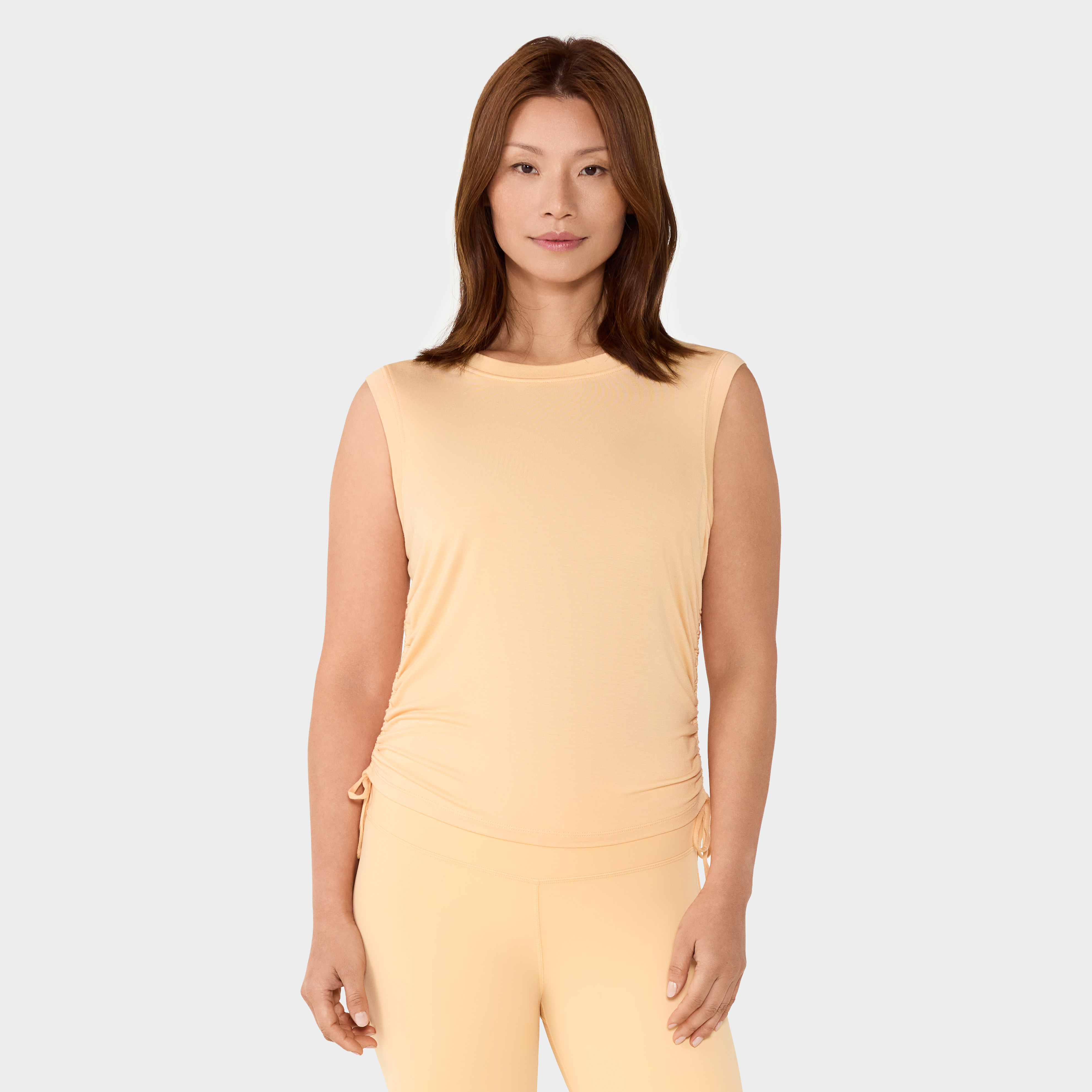 Tavi เสื้อออกกำลังกายรุ่น Crop Side Tie Tank