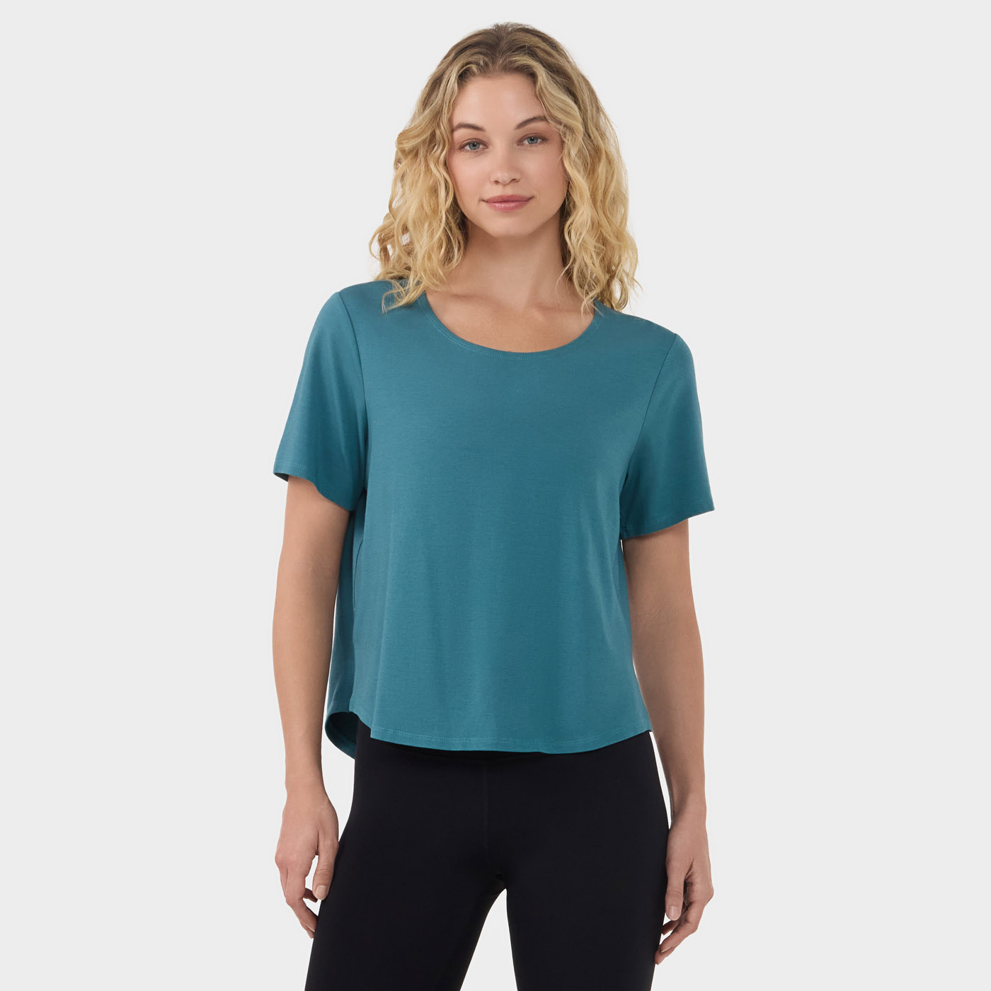 Tavi เสื้อออกกำลังกาย Scoop Neck Vent Tee
