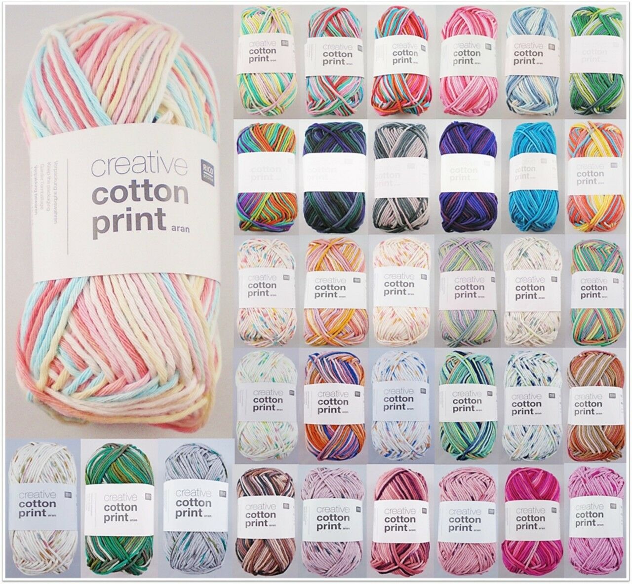 Rico Design Creative Cotton Print 50 g.- 85 m.