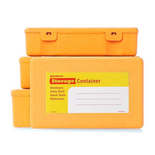 STORAGE CONTAINER -Set of 4 storage boxes in different sizes -Yellow