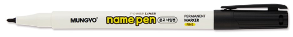 MUNGYO Power Liner Name Pen - Black