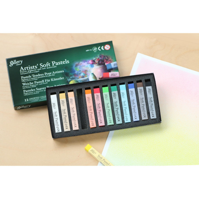 สี Soft Pastel 12 สี แบรนด์ Gallery Mungyo 