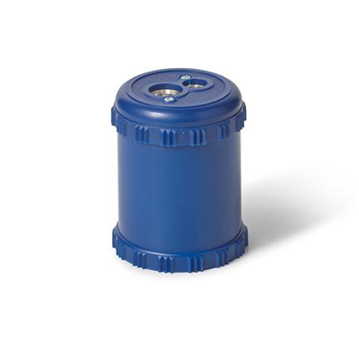 Dual Pencil Sharpener - 2 Holes - Blue