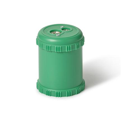 Dual Pencil Sharpener - 2 Holes - Green