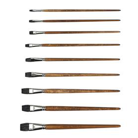 Paintbrush Polecat Hair - Flat - 14mm
