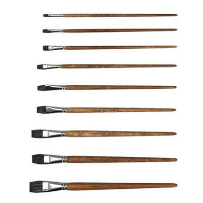 Paintbrush Polecat Hair - Flat - 20mm