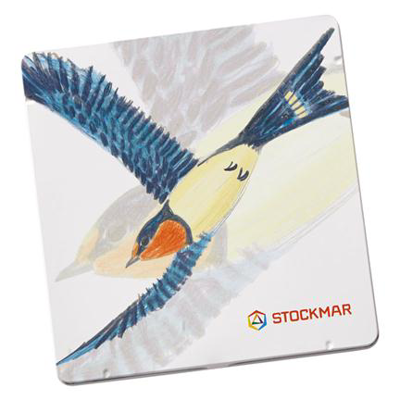 Stockmar Empty Tin Case Swallow Hexagonal Inlay