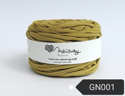 วาซาเอะ ไหมผ้ายืด 20 มม. 100 กรัม #GN001