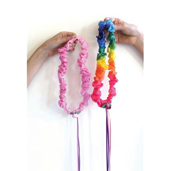 Sarah's Silks Hair Ribbon - rainbow