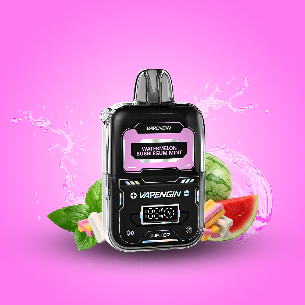 Vapengin Jupiter 2 6500 Puffs Starter Kit (เครื่อง) (WATERMELON BUBBLEGUM MINT | แตงโมหมากฝรั่งมินท์)(WATERMELON BUBBLEGUM MINT | แตงโมหมากฝรั่งมินท์)