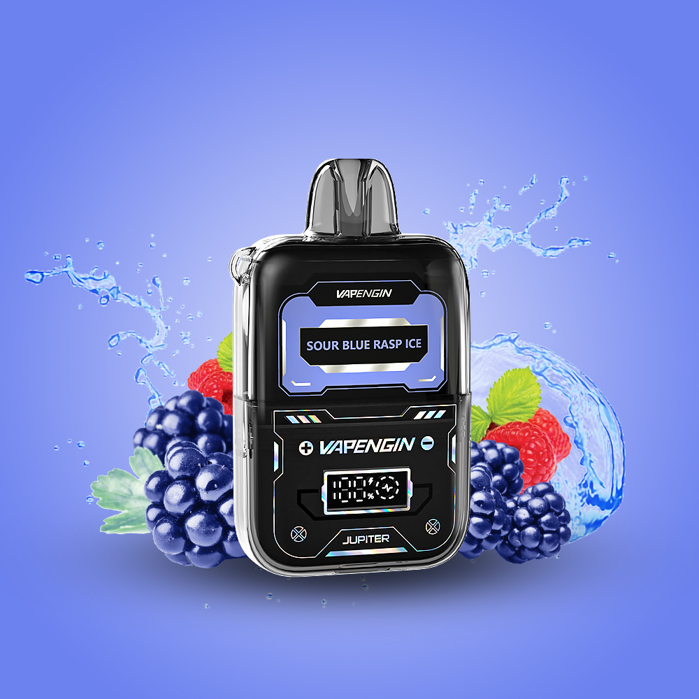 Vapengin Jupiter 2 6500 Puffs Starter Kit (เครื่อง) (SOUR BLUE RASP ICE | บลูราสเบอร์รี่เปรี้ยว)(SOUR BLUE RASP ICE | บลูราสเบอร์รี่เปรี้ยว)