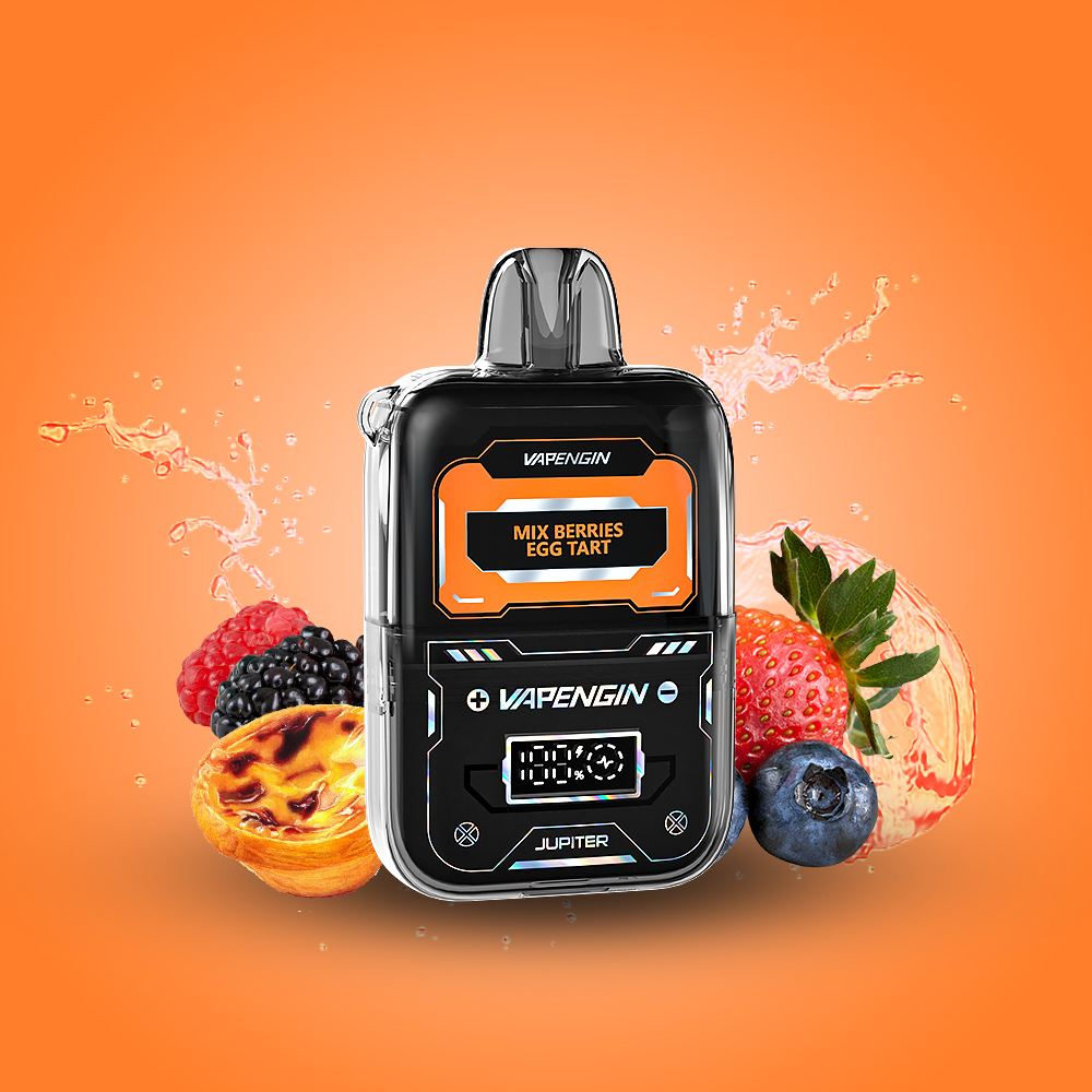 Vapengin Jupiter 2 6500 Puffs Starter Kit (เครื่อง) (MIX BERRIES EGG TART | มิกซ์เบอร์รี่ทาร์ตไข่)(MIX BERRIES EGG TART | มิกซ์เบอร์รี่ทาร์ตไข่)