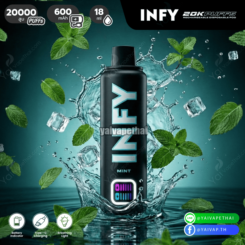INFY 20K Puffs(MINT)