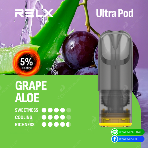 RELX Ultra Pod(Grape Aloe 5%)