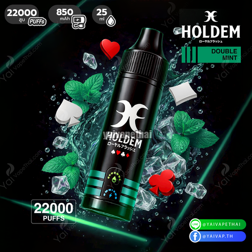 HOLDEM 22,000 Puffs(Doublemint)