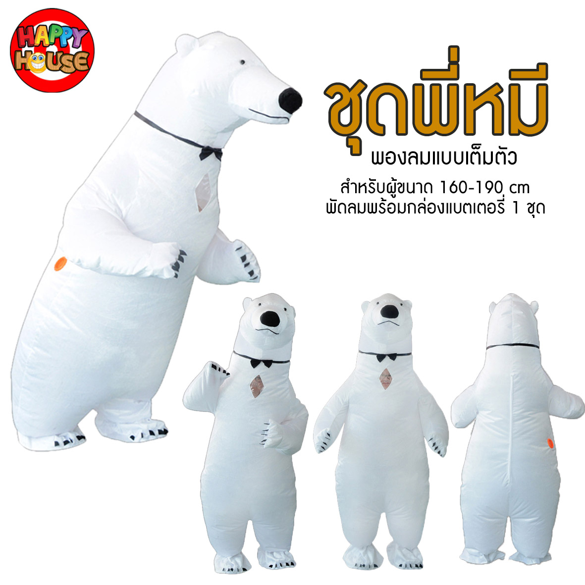 ชุดพองลม ชุดแฟนซี พี่หมี