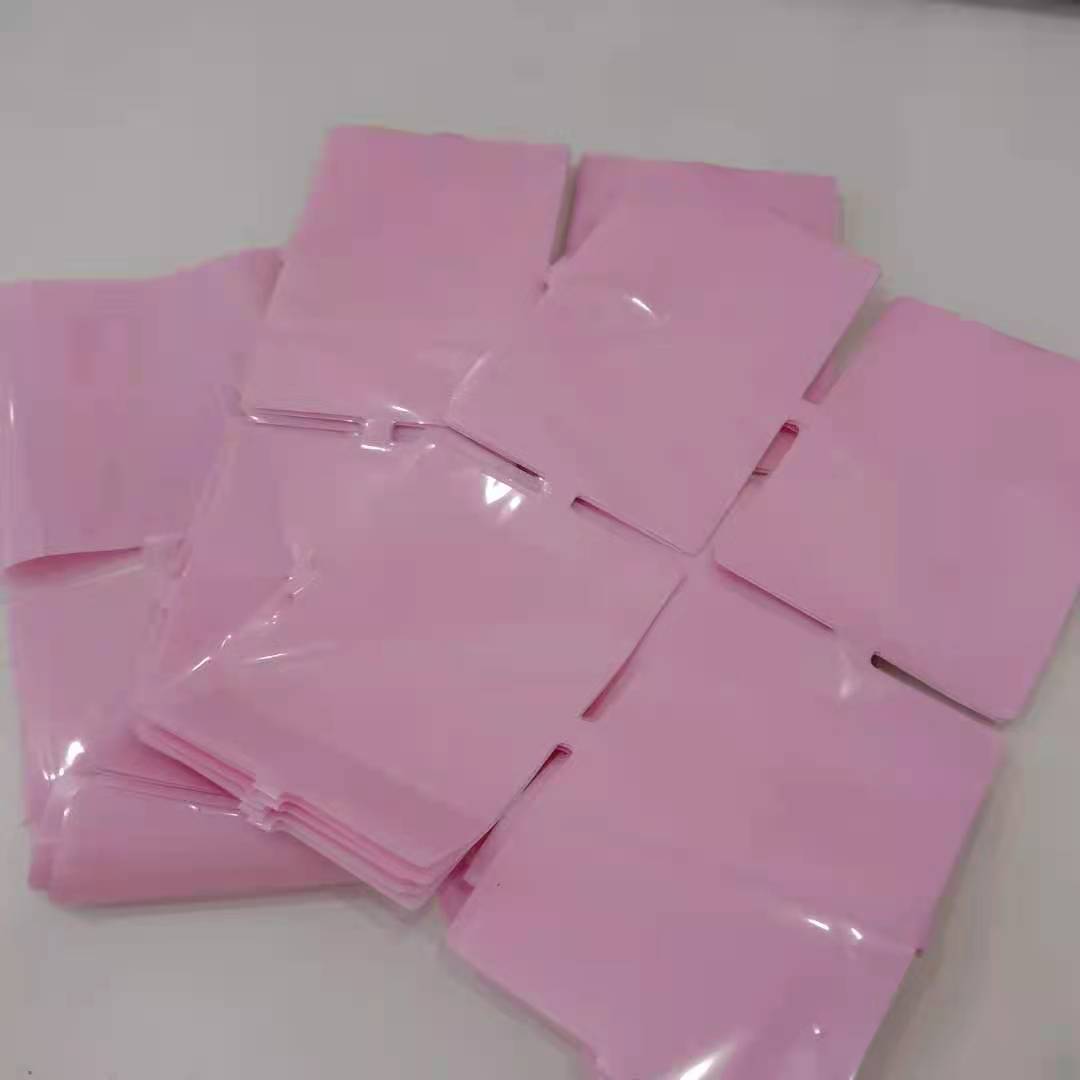 ม่านฟอยล์ foil curtain สี Macaron pink (แบบเหลี่ยม)