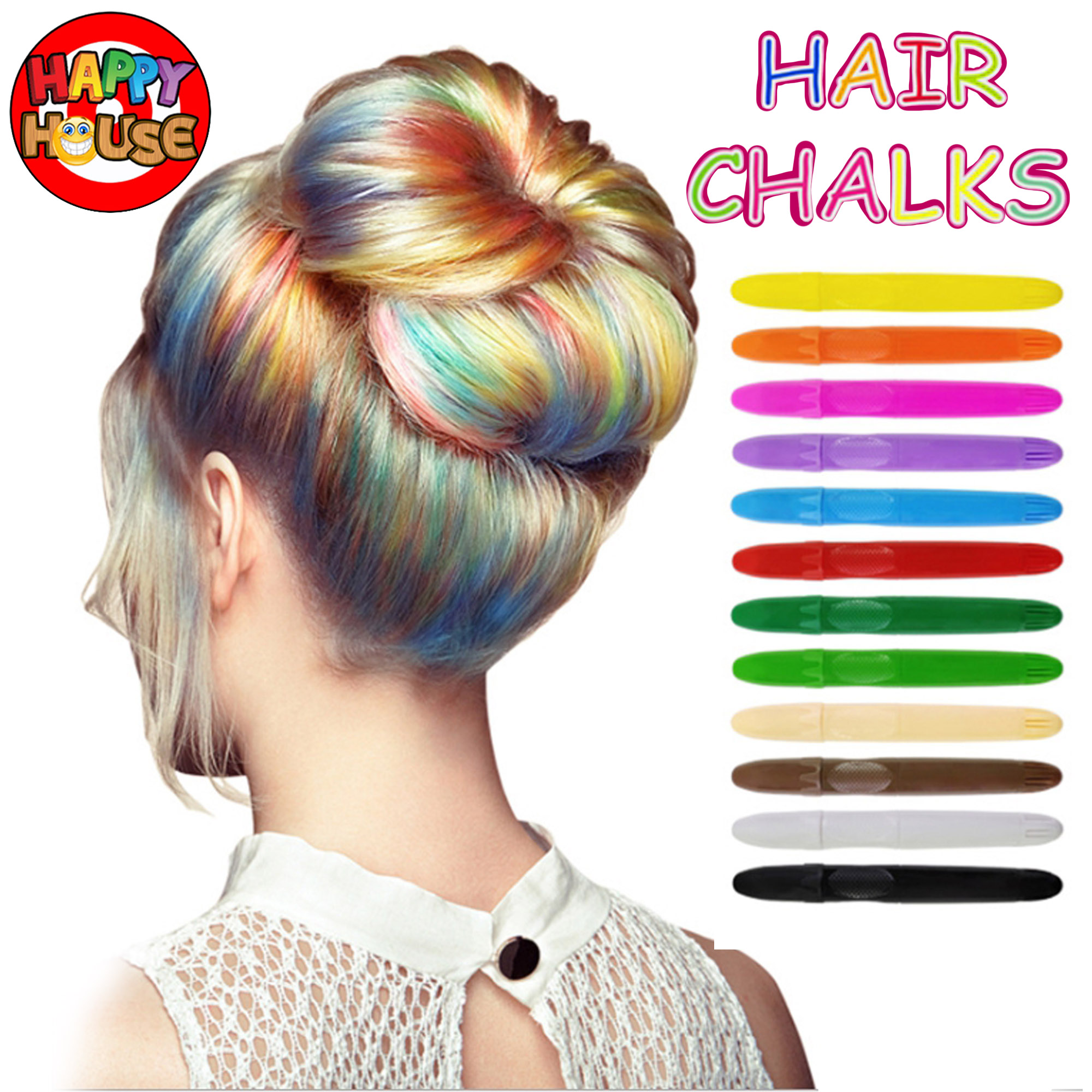 ชอล์ก เปลี่ยนสีผม ชั่วคราว Hair Chalks : ครีม
