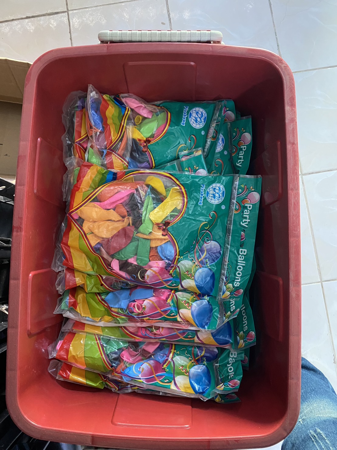 ลูกโป่งเคลือบด้าน 10 นิ้ว หนา 2.2 กรัม แพ็ค 100 ชิ้น  คละสี