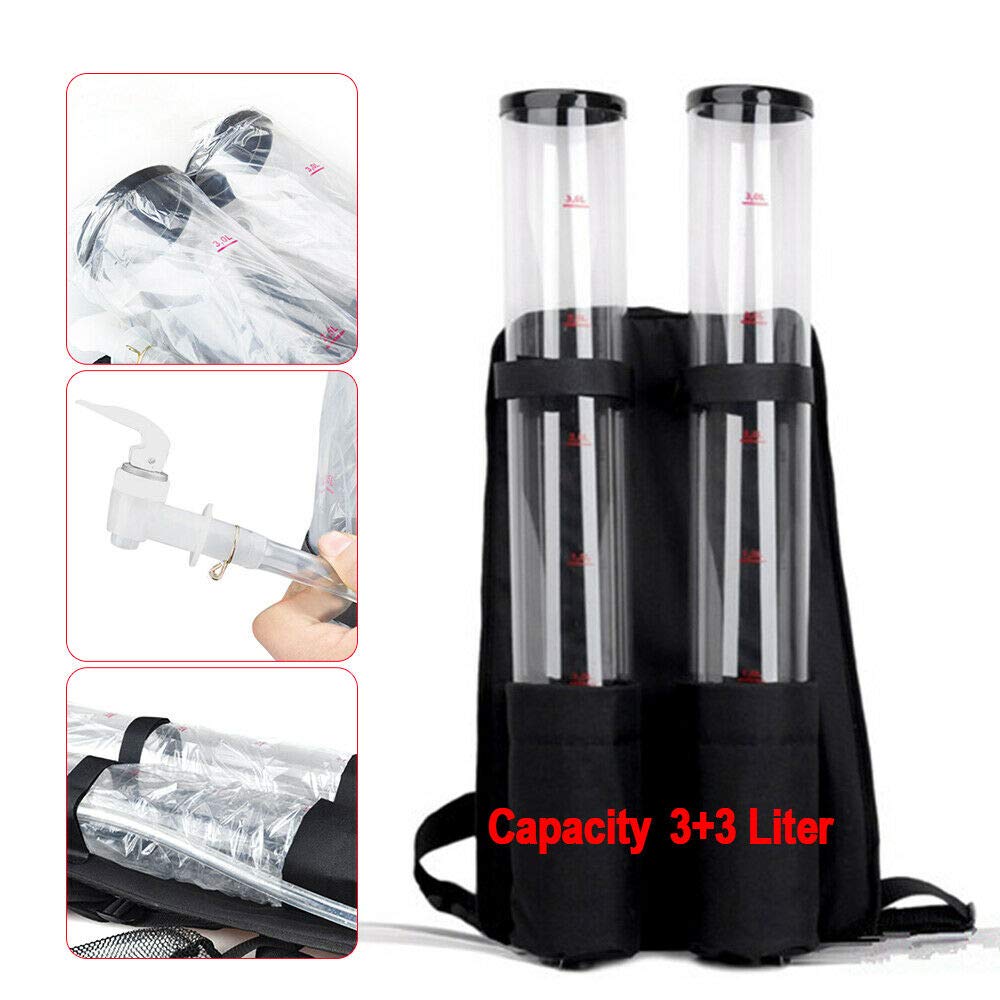 กระเป๋าเติมเครื่องดื่ม ถังคู่ 6 L. (ถังละ 3 L.) Backpack Drink Dispenser Dual Tank barrel