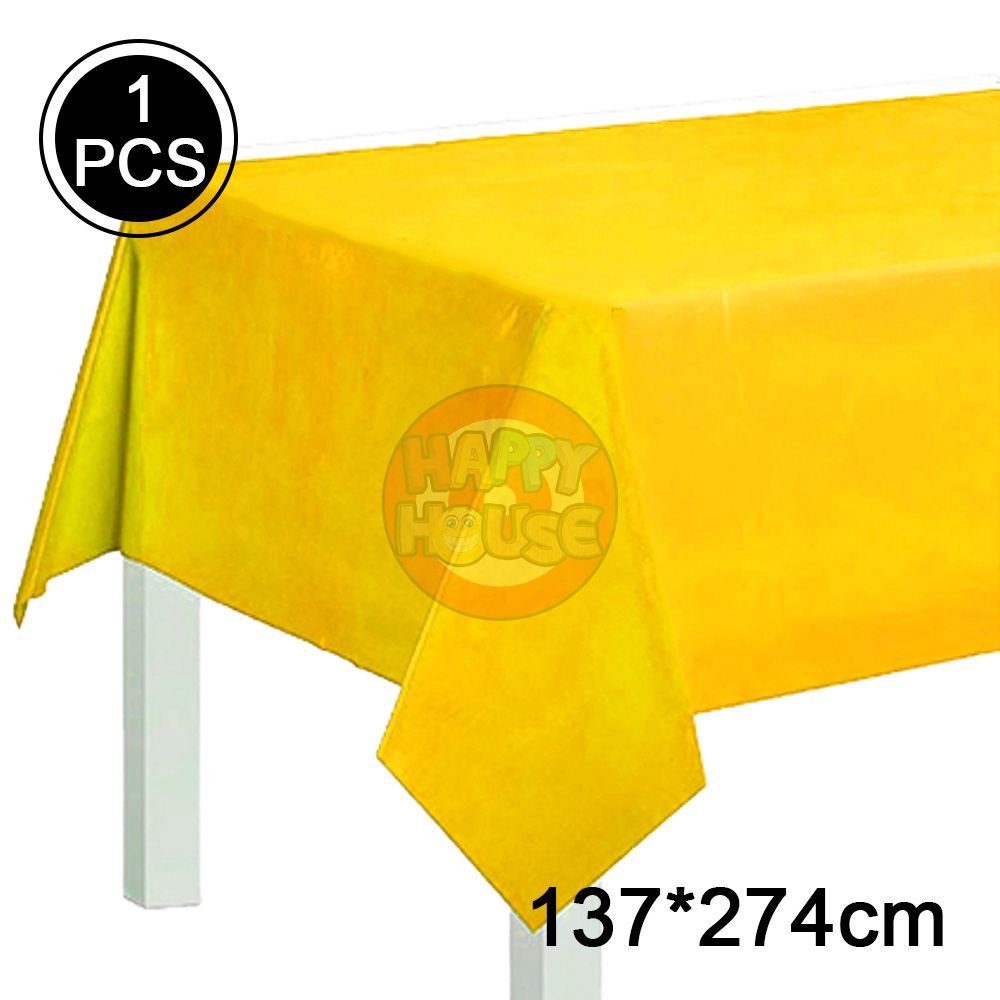ผ้าปูโต๊ะ 137 x 274 cm. สีเหลือง