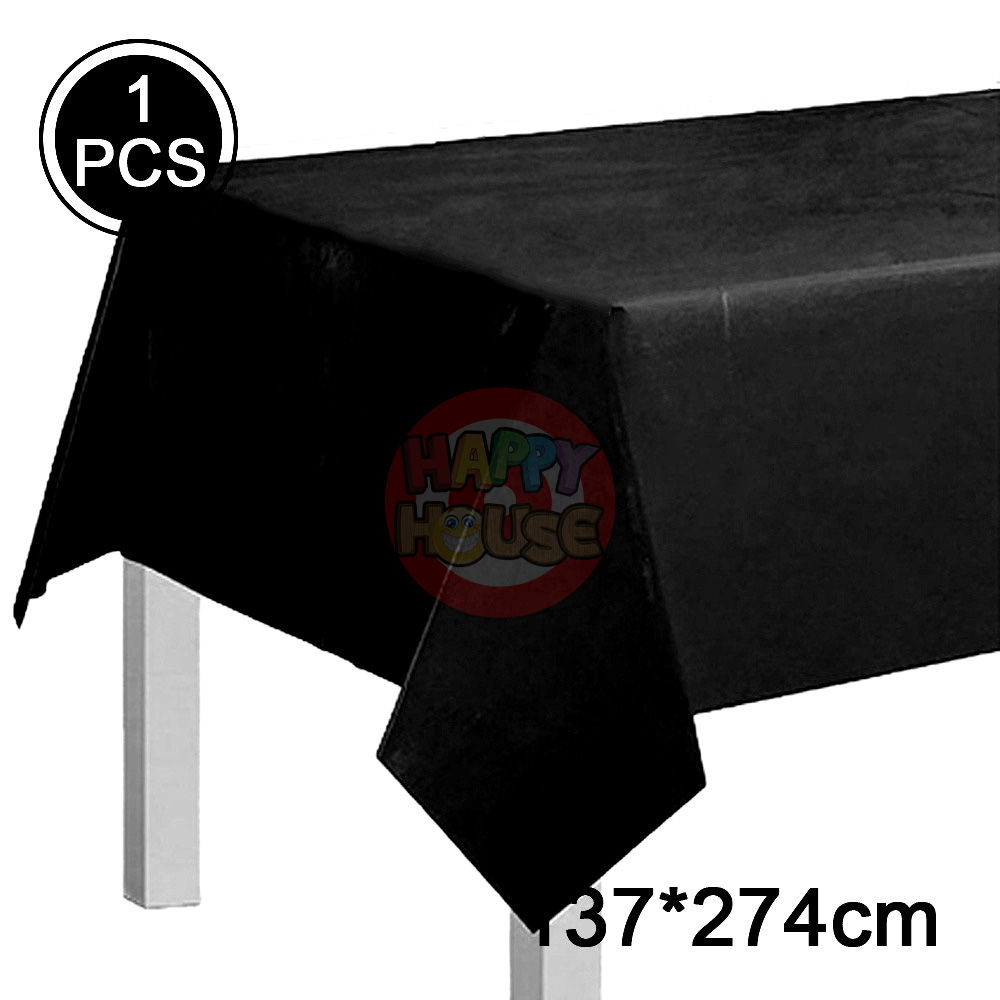 ผ้าปูโต๊ะ 137 x 274 cm. สีดำ