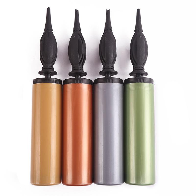 เครื่องสูบลม ปั้มลมลูกโป่ง Balloon inflator (Metalic) ชมพู