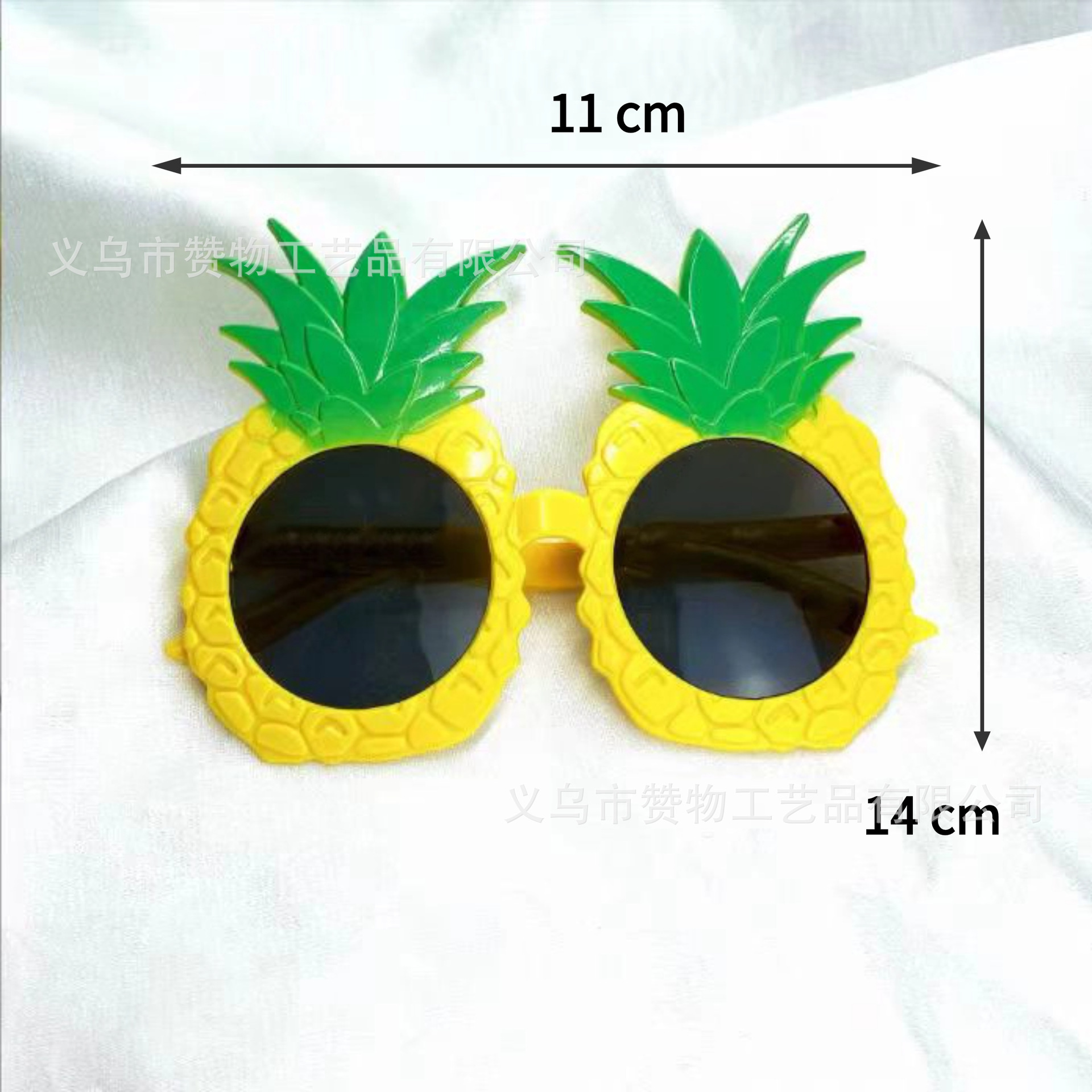 แว่นตาแฟนซี ปาร์ตี้ พลาสติก ลวดลาย Model : 15	Texture pineapple		