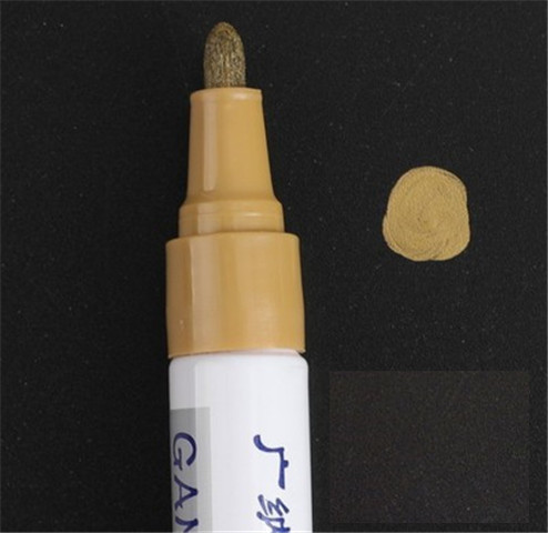 Marker Paint ปากกา มาร์คเกอร์ เขียนแก้ว 1 แท่ง สีทอง