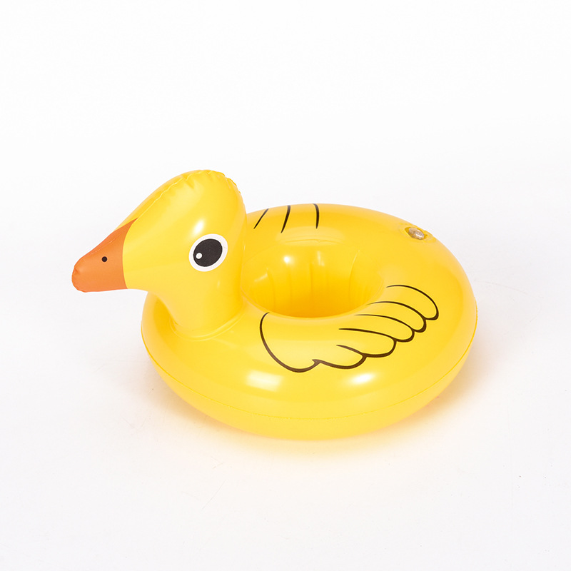 ห่วงยางรองแก้ว แฟนซี Floating Pool Cup ลาย เป็ดเหลือง	Little Yellow Duck	Model : 14