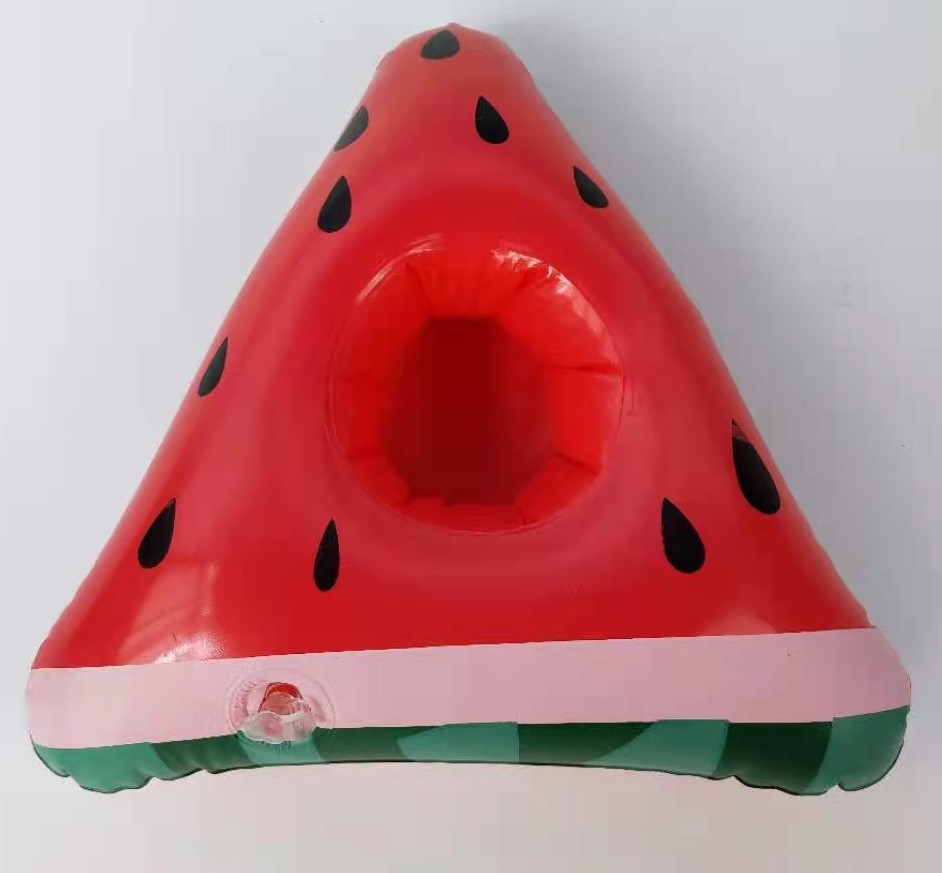 ห่วงยางรองแก้ว แฟนซี Floating Pool Cup ลาย แตงโมสามเหลี่ยม	Triangle watermelon	Model : 21