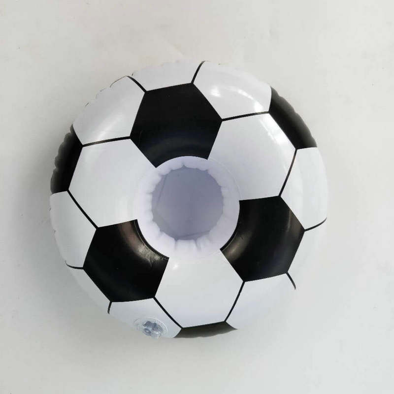 ห่วงยางรองแก้ว แฟนซี Floating Pool Cup ลาย ลูกฟุตบอล	football	Model : 27