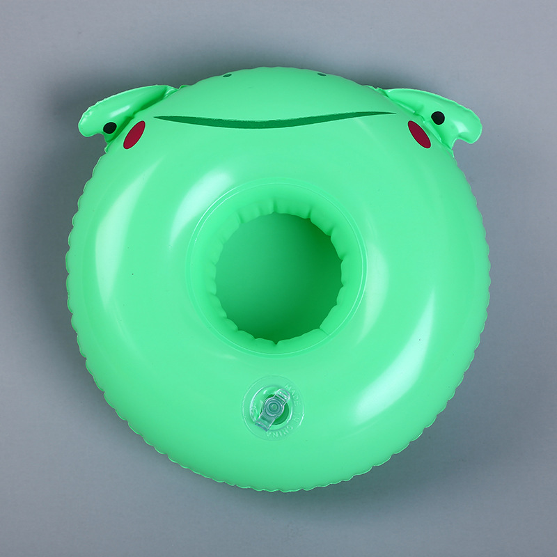 ห่วงยางรองแก้ว แฟนซี Floating Pool Cup ลาย กบเขียว	frog	Model : 30