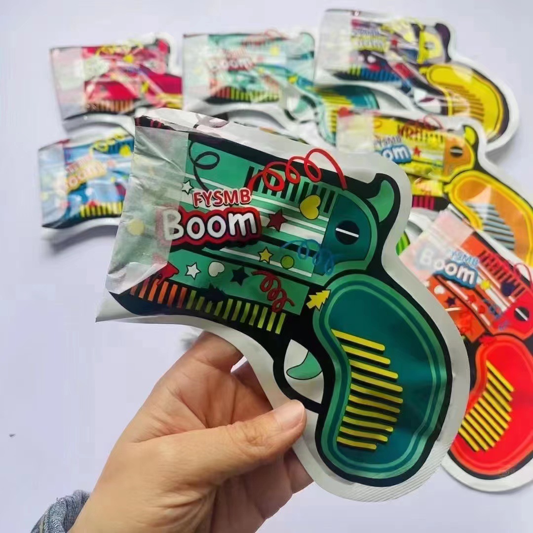 ปืนยิงพลุ ปาร์ตี้ Fireworks Guns Handheld คละสี แบบอัตโนมัติ