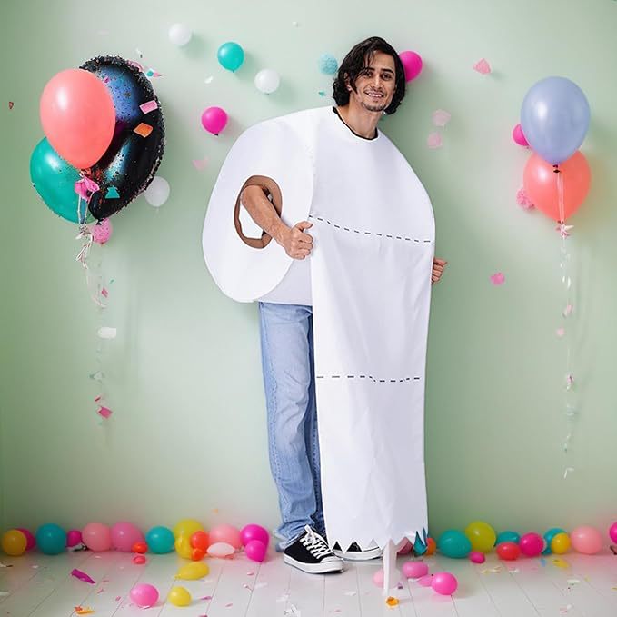 ชุุดแฟนซี กระดาษทิชชู่ม้วน สีขาว